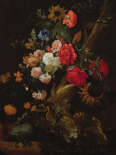 Still Life with Flowers by Ernst Stuven