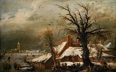 Winter Landscape by Esaias I van de Velde