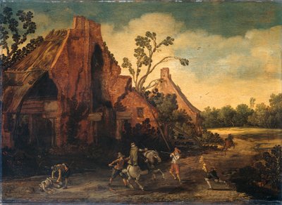 The Robbery by Esaias Velde van de