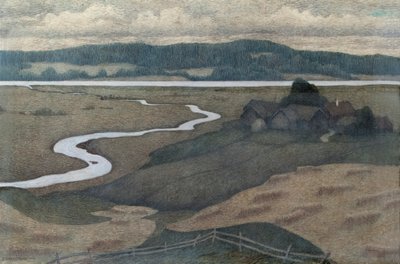 Landscape from Svartådalen by Ester Almqvist
