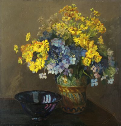 Blue and Gold by Esther Barbara Nicloux Kerr