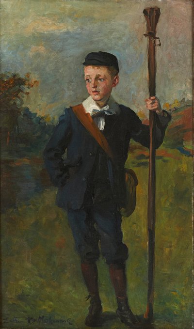The Young Angler by Esther Blaikie MacKinnon