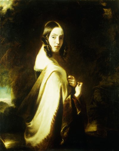A Lady with a Shawl by Esther Paris Persennet