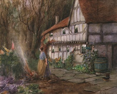 The Autumn Bonfire by Ethel Wane