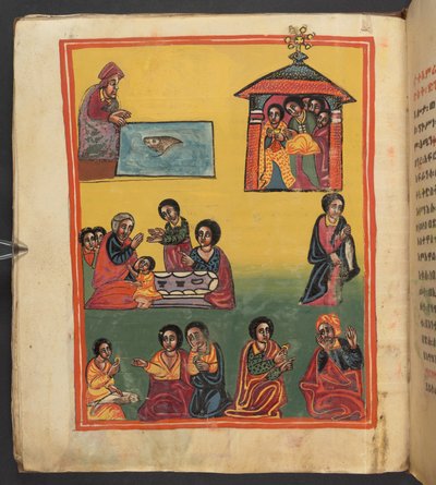 The Miracles of the blessed Virgin Mary by Ethiopian School