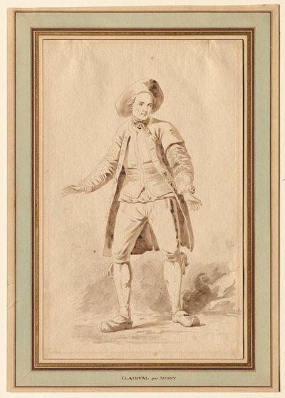The Actor Clairval by Etienne Aubry