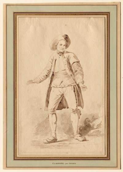 The Actor Clairval by Etienne Aubry