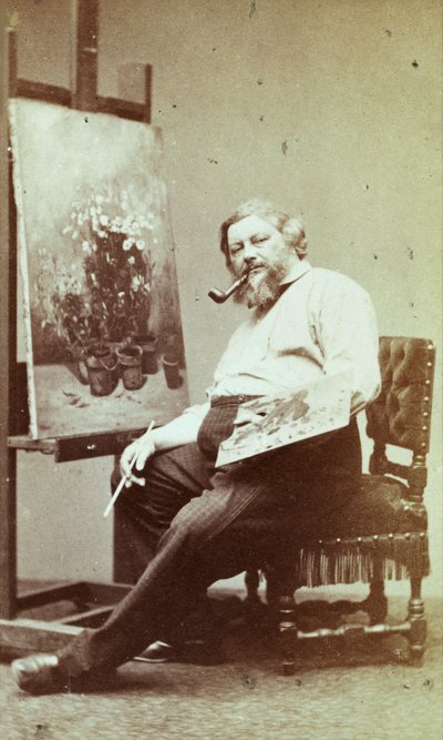 Gustave Courbet, 1860s by Etienne Carjat