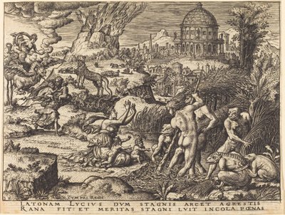 Latona Insulted by Etienne Delaune