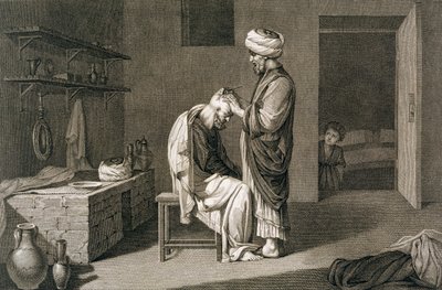 The Barber by Etienne Frederic Lignon