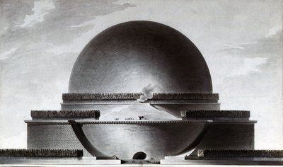Newton Cenotaph by Etienne Louis Boullee