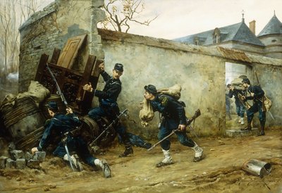 A Surprise Attack by Etienne Prosper Berne Bellecour