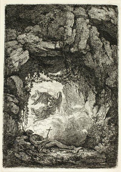 The Death of St. Jerome by Etienne de Lavallee Poussin