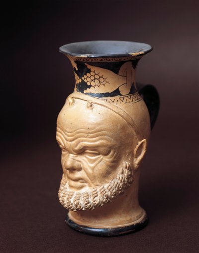 Etruscan Civilization, Vase with Silenus