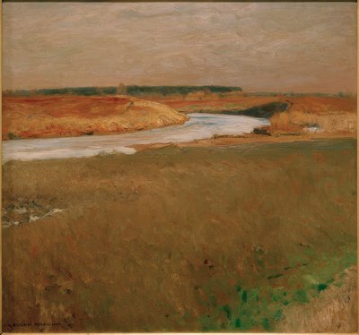 Evening on the Upper Spree by Eugen Felix Prosper Bracht