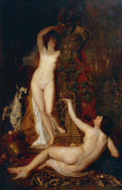 Two Bacchantes by Eugen Felix