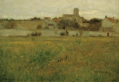 View of Auvers-sur-Oise by Eugen Jettel