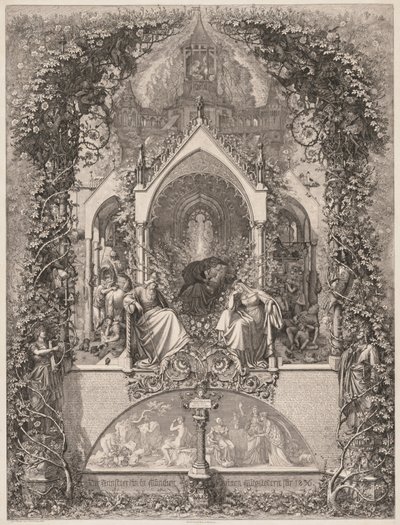Briar Rose, 1836 by Eugen Napoleon Neureuther