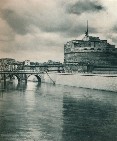 Castel Sant Angelo, Rome, Italy, 1927 by Eugen Poppel