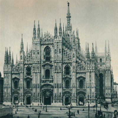 Facade of the Duomo, Milan, Italy by Eugen Poppel