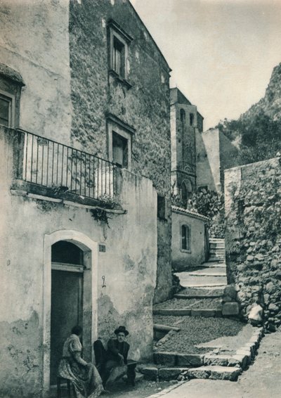 Street in Taormina, Sicily, Italy by Eugen Poppel