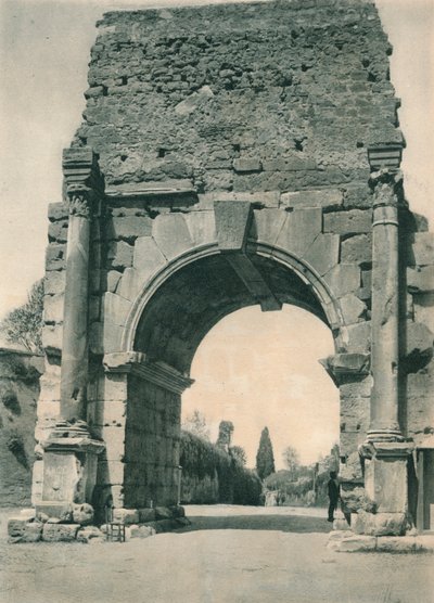 The Arch of Drusus, Rome by Eugen Poppel