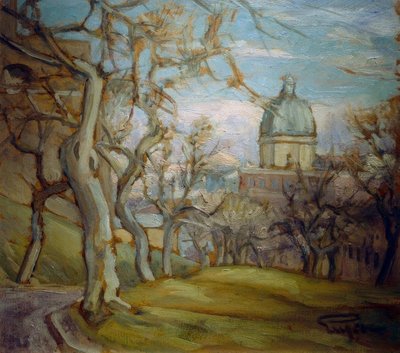 Below Monte Gianicolo by Eugen Prinz von Schweden