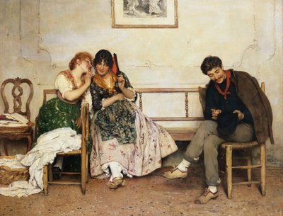 Proposal of Love by Eugen von Blaas