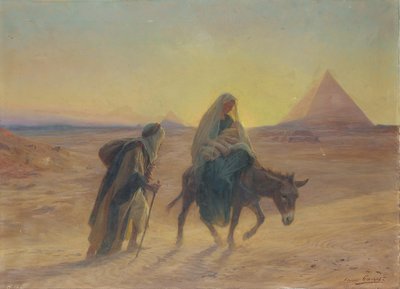 The Flight into Egypt by Eugene Alexis Girardet