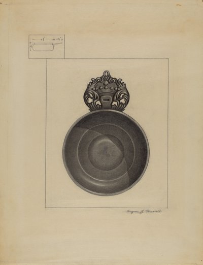 Pewter Porringer by Eugene Barrell