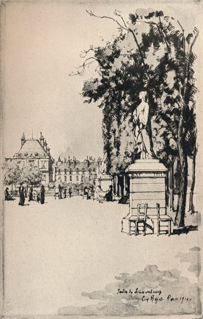 Jardin du Luxembourg by Eugene Bejot