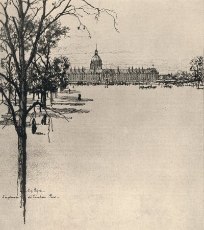 The Esplanade of Les Invalides, 1915 by Eugene Bejot