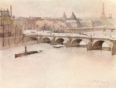 The Pont Neuf by Eugene Bejot