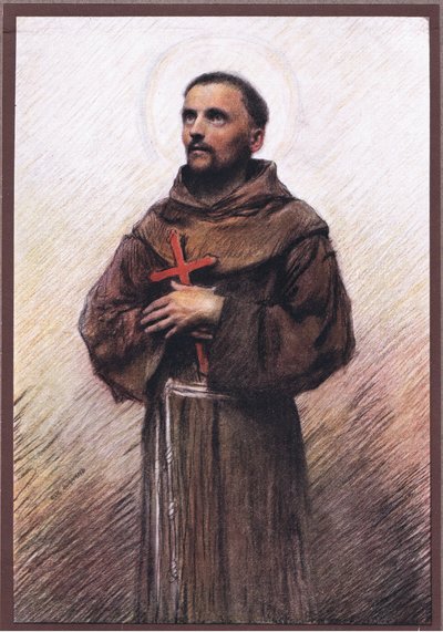 St Francis by Eugene Burnand