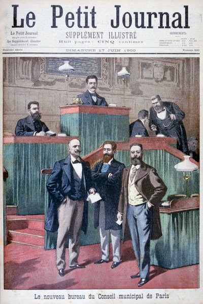 The New Municipal Council of Paris, 1900 by Eugene Damblans