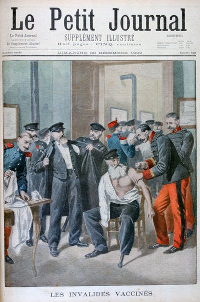 Vaccinations of the Old Soldiers, Paris by Eugene Damblans