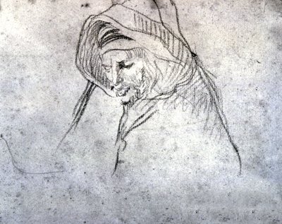 Berber old man in the Sahel by Eugène Fromentin