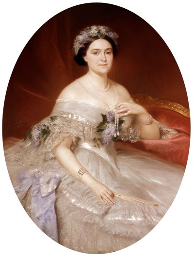 Portrait of Mathilde Bonaparte by Eugene Giraud