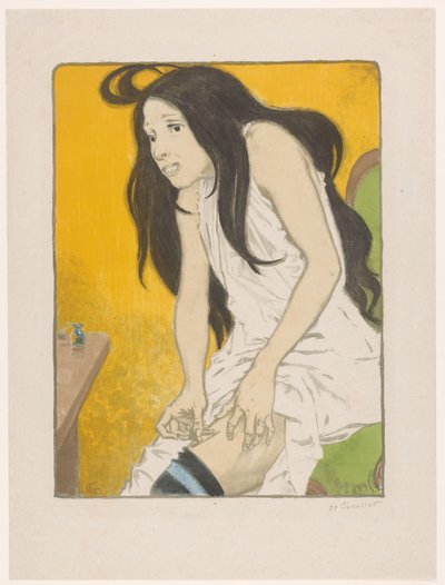 Morphine Addicted Woman by Eugene Grasset