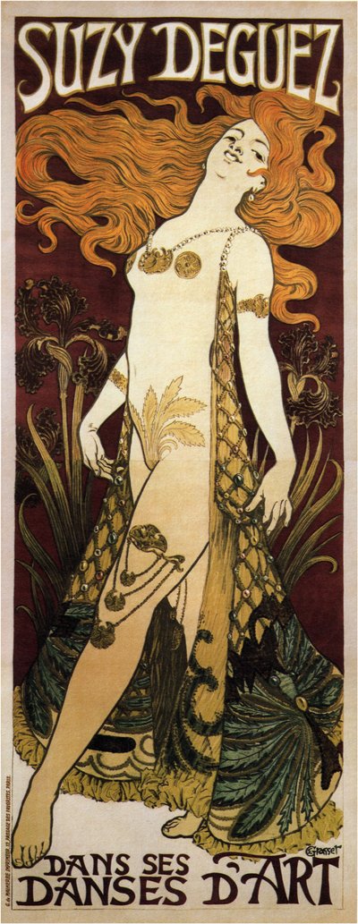 Suzy Deguez, 1905 by Eugene Grasset