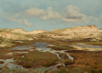 E. Dücker, Heathland by Eugene Gustav Dücker