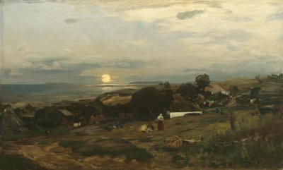 E. Dücker, Sunset by Eugene Gustav Dücker