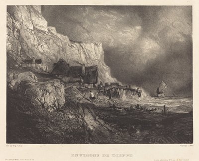 Environs of Dieppe by Eugene Isabey