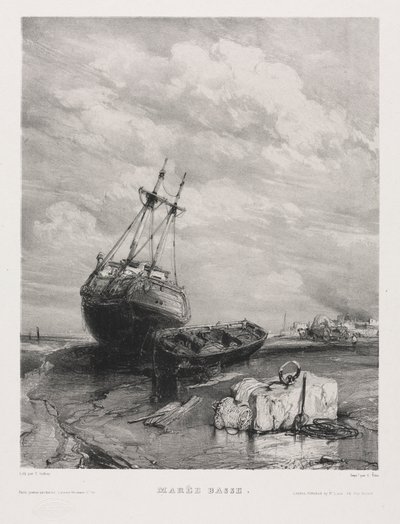 Six Marines: Low Tide by Eugene Isabey
