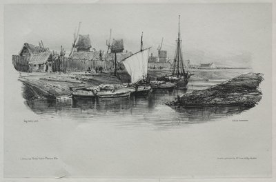 Souvenirs: Canal Bank by Eugene Isabey