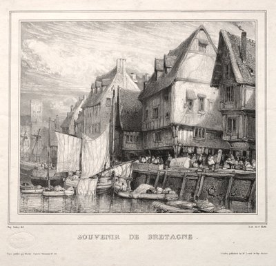 Souvenir of Brittany by Eugene Isabey