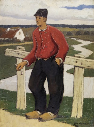 Young farmer by Eugene Laermans