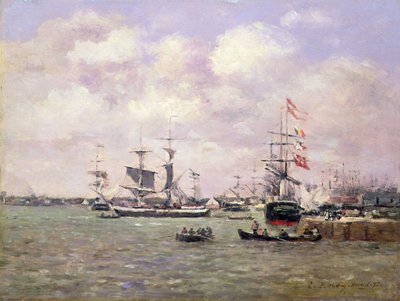 Antwerp by Eugene Louis Boudin