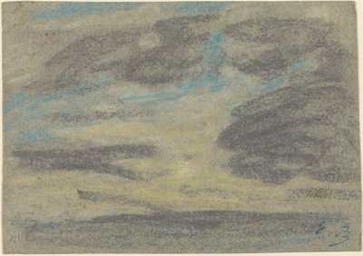 Clouds over the Sea by Eugene Louis Boudin