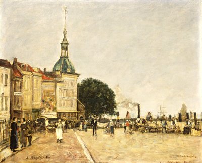 Dordrecht, The City by Eugene Louis Boudin